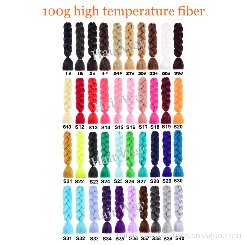 Synthetic senegalese nubian bulk extension twist crochet box braids crochet braid hair